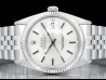 Rolex Datejust 36 Argento Jubilee Silver Lining Dial  Watch  1601 